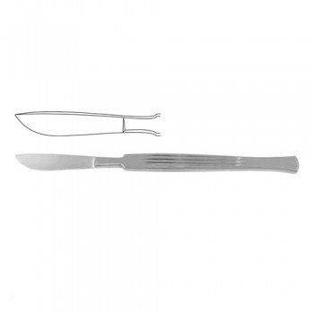 Dissecting Knife / Opreating Knife With Metal Handle Stainless Steel, 16 cm - 6 1/4" Blade Size 45 mm